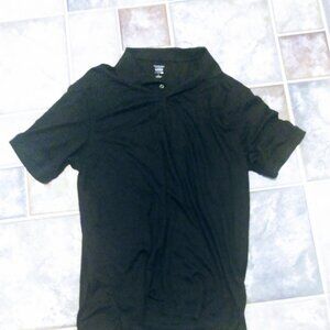 Men's Roundtree and Yorke Supima black shirt size large